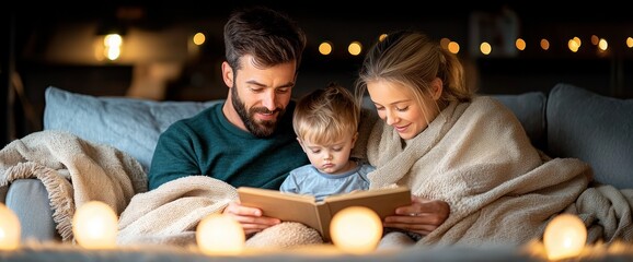 Family Reading Together