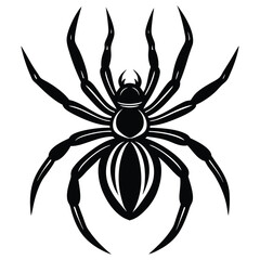 Obraz premium vector emage of spaider silhoette vector