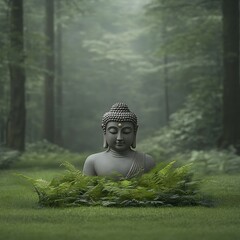 Serene Buddha Forest Meditation.