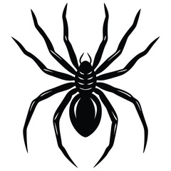 vector emage of spaider silhoette vector