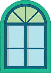window vector illustration design
