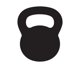 Fototapeta premium Dumbbell isolated on white background. Weight isolated on white background. strength training kettlebell workout design