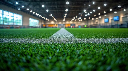 Indoor soccer field