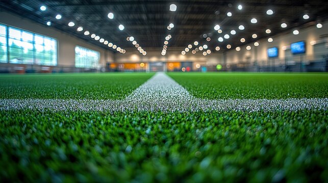 Indoor soccer field