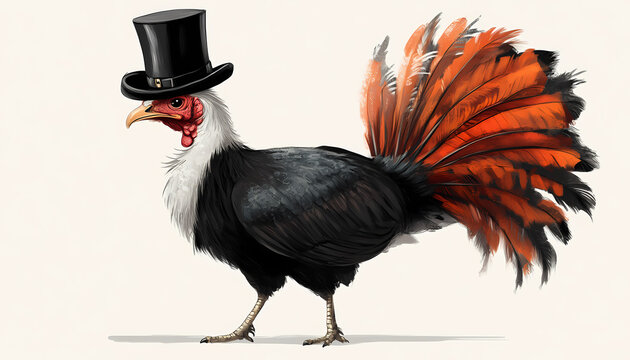 Top Hat Turkey A Dapper Bird