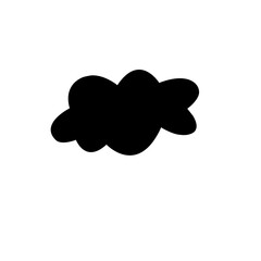 Black deferent Arrow and shape Icon Isolated on White Background – Vector Illustration