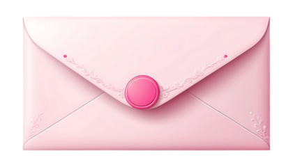 Envelope with Pink Design png