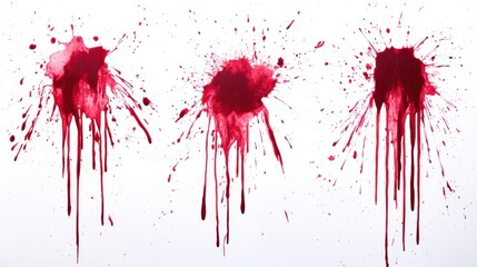 Eerie Blood Splash Cutouts