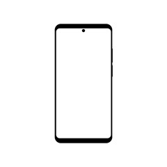 smart phone with blank screen