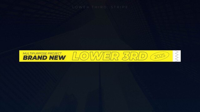 Lower Third: Stripe 03