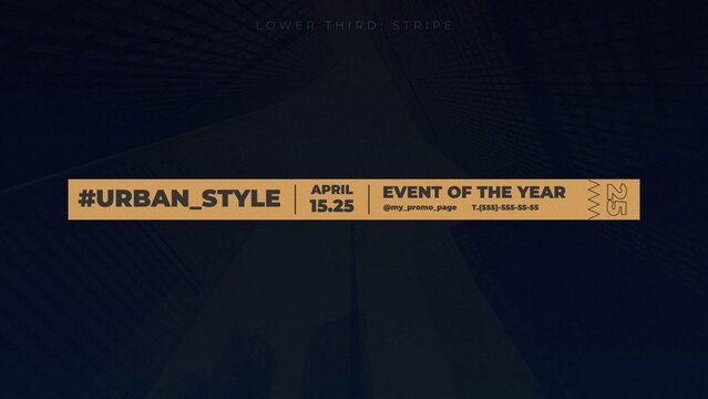 Lower Third: Stripe 08