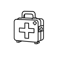 立体的な救急箱アイコン|3D First Aid Kit Icon