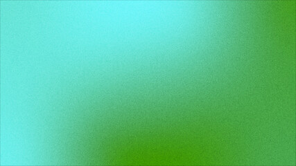 Grainy gradient texture with green forest and turqouise