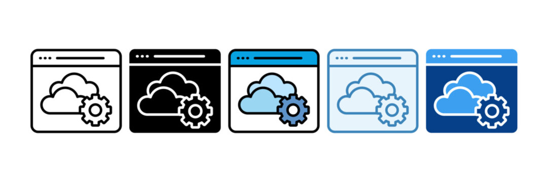 Web App  Icon Set Multiple Style Collection