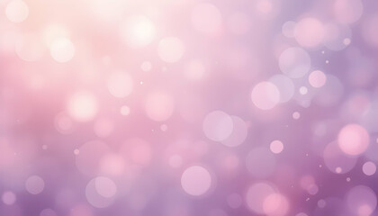 Fototapeta premium Soft Pink and Purple Bokeh Background Ideal for Romantic Designs and Dreamy Visualizations