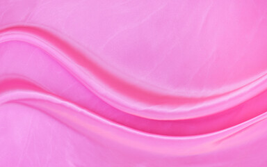 White pink satin texture that is gray silver fabric silk background with beautiful soft blur pattern natural.