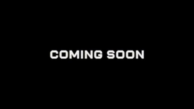 coming soon text animation