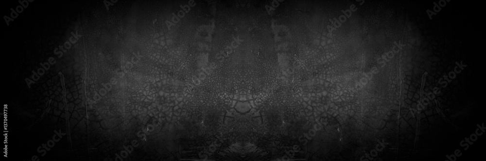 Poster old wall texture smeared engine oil cement dark black gray background abstract grey color design are