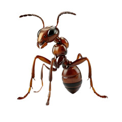 ant isolated on transparent white background png