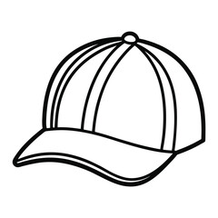 Baseball cap vector illustration with safety and military design