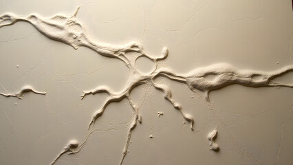 A textured canvas preserving impressions of childhood objects becomes an interactive tactile map of parenting memories visible under different lighting conditions.