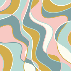 Abstract art background with hand drawn doodle lines art.