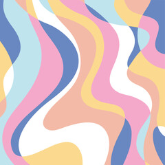 Abstract art background with hand drawn doodle lines art.