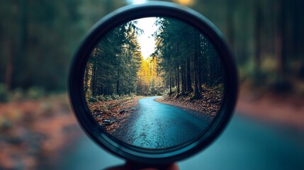 Ethereal Vision of Travel Itinerary Through a Blurred Lens