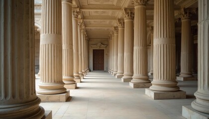 Echoes of the solemn colonnade