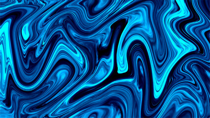 Abstract colorful liquid background smooth wave and glossy. Luxurious colorful liquid marble surfaces design. Ocean blue marbling with natural luxury style swirls of marble. 