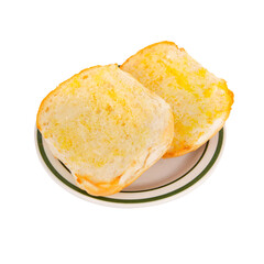 Classic Hong Kong Butter Toast, Crispy and Golden Brown, Lightly Buttered Bread Slices, Simple and Delicious Breakfast Option