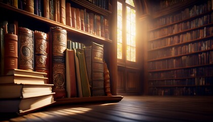 Obraz premium Find peace in the quietude of a reading nook. 