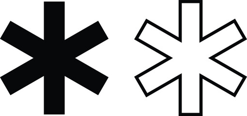 Emergency Medical Service line icon. Vector illustration