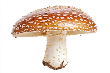 Obraz premium Mushroom on white background 