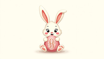 Obraz premium Delightful Easter Bunny Vector Illustration