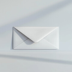 envelope on white background