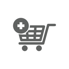 shopping cart icon vector illustration