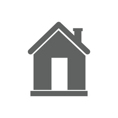 house icon on white background vector illustration