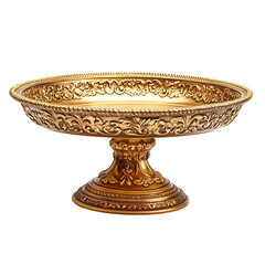 Metallic Cake Stand with Reflective Surface