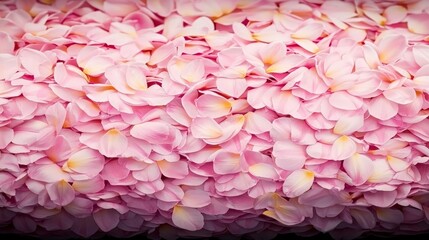 Fototapeta premium Delicate Pink Flower Petals Background Soft Pastel Colors Romantic Floral Texture