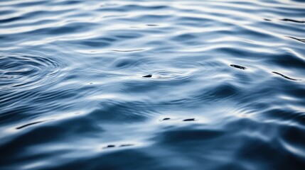 The gently flowing surface of water creating subtle ripples and reflections