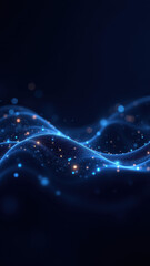 Stylized NAD+ molecule with blue energy flow.