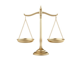 Ornate Balance Scale with Suspended Pans