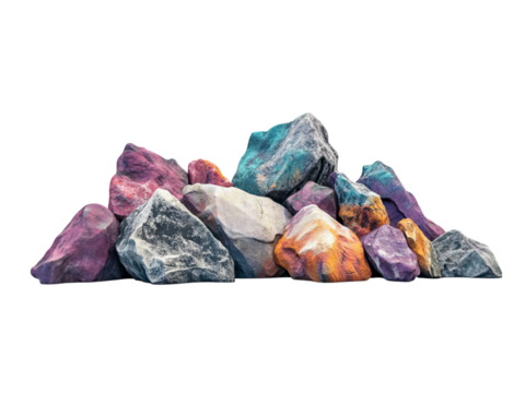  Collection of Colorful Rough Gemstones