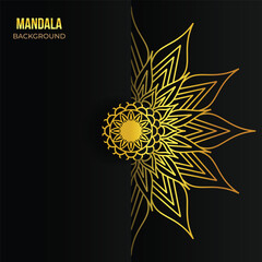Golden Radiance Luxury Mandala Design