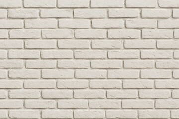 Naklejka premium White painted brick wall creating a beautiful textured background, ideal for architecture, interior design, and construction related projects
