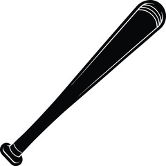 Baseball Bat Silhouette Vector
