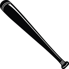 Baseball Bat Silhouette Vector