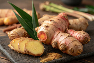 Ginger. Plant. Root. Good for the body. Antioxidant. Warms the body.