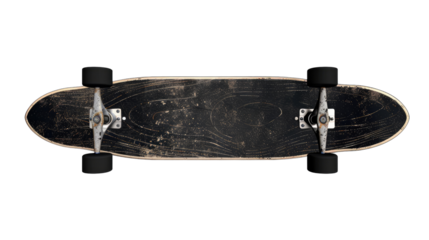 Ride the Waves: A classic skateboard rests. Capturing its raw design and the allure of the street. Perfect for anyone that seeking freedom.